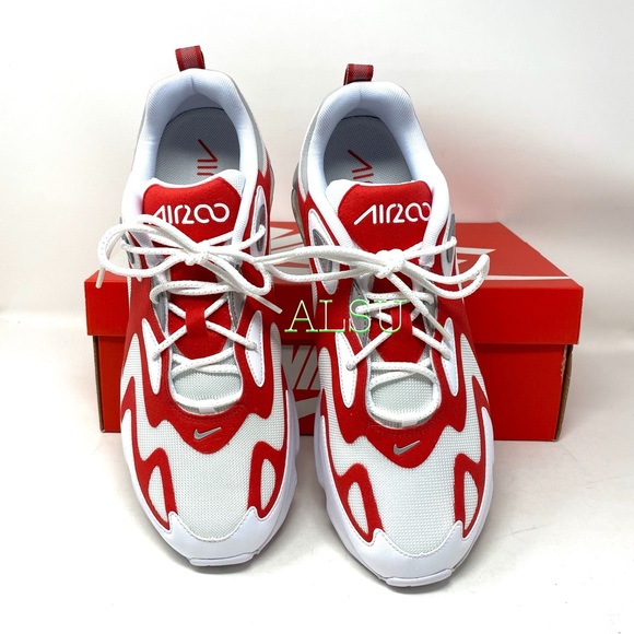 Nike Air Max 200 White University Red Men’s Snaker - Picture 3 of 11